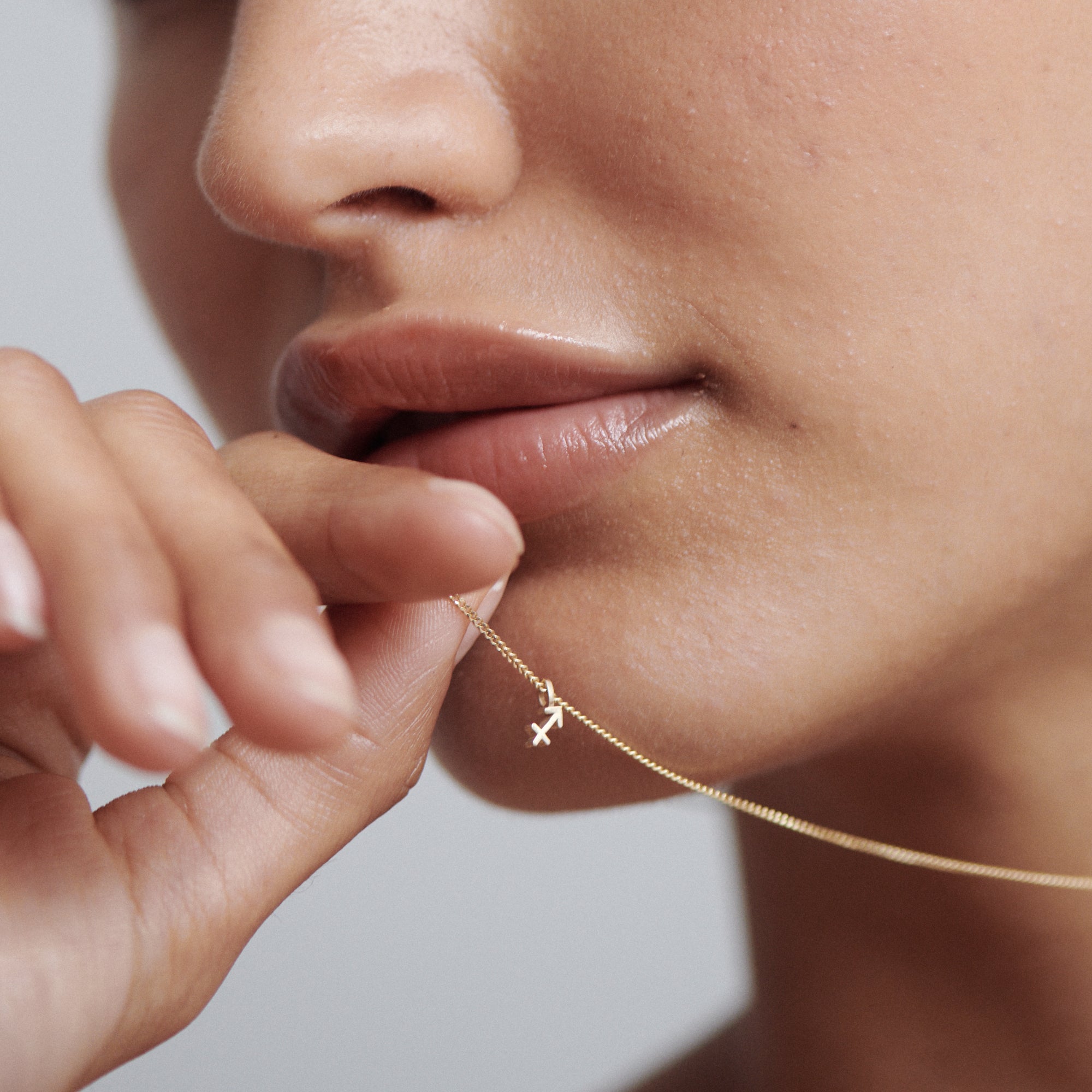 Tiny Zodiac Necklace | Drop Charm Necklace
