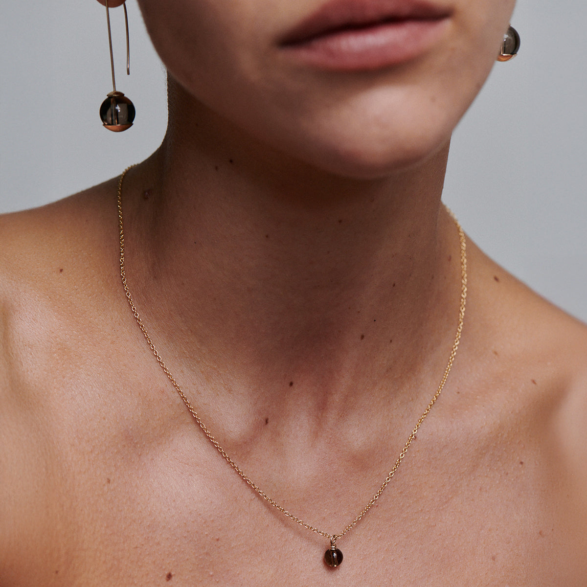 Model wears 45cm necklace