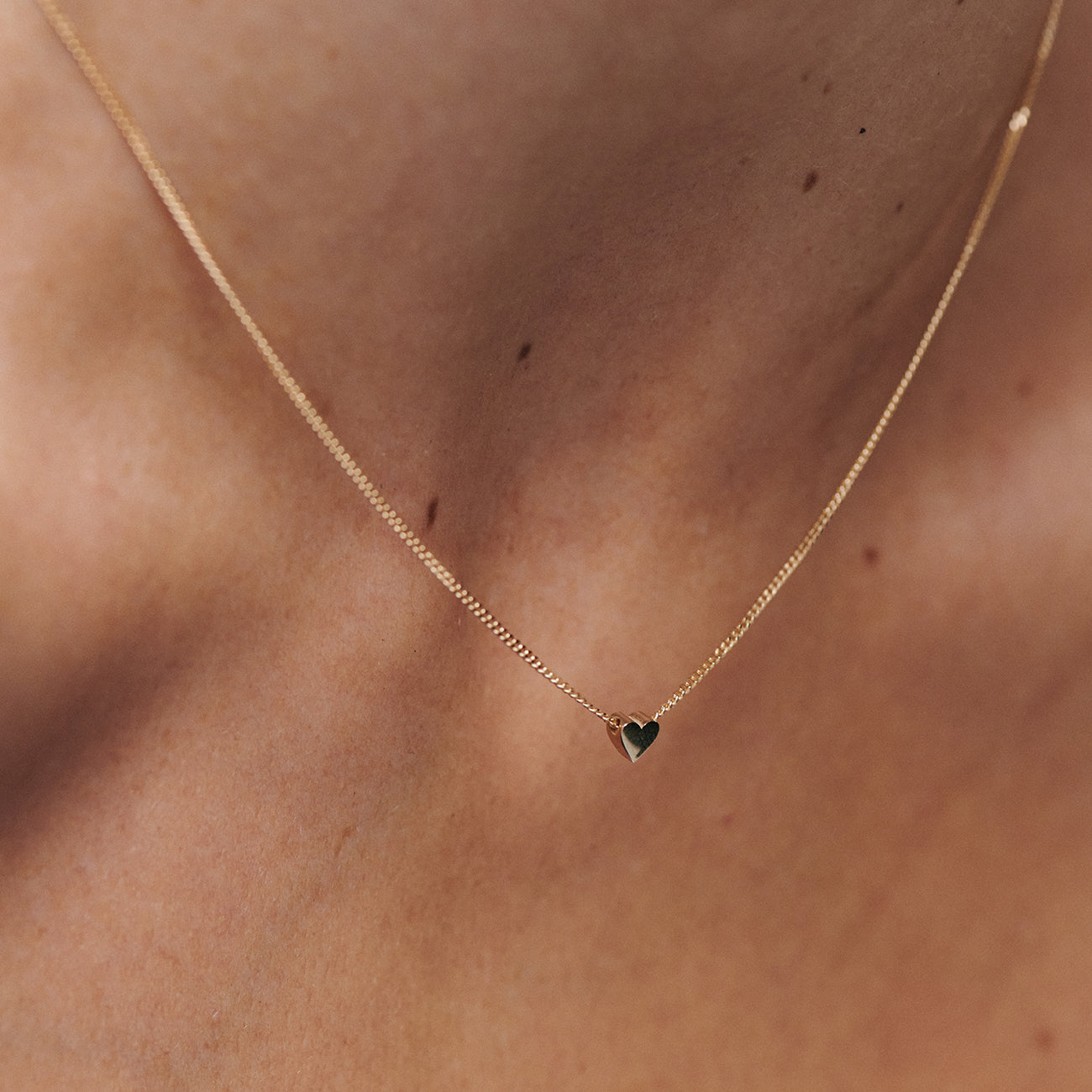 Tiny Heart Necklace | With Optional Engraving