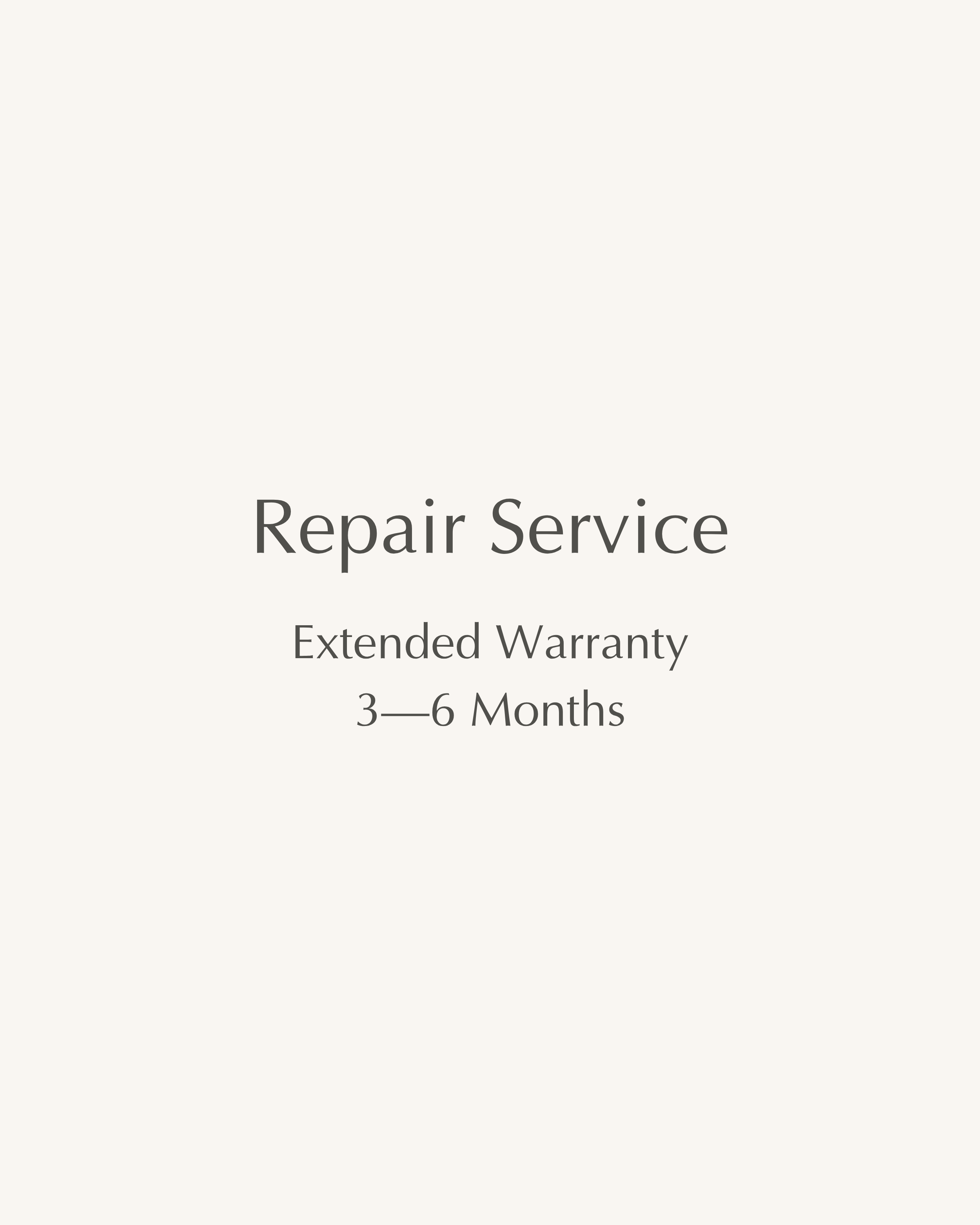 Repair Service | Under Warranty