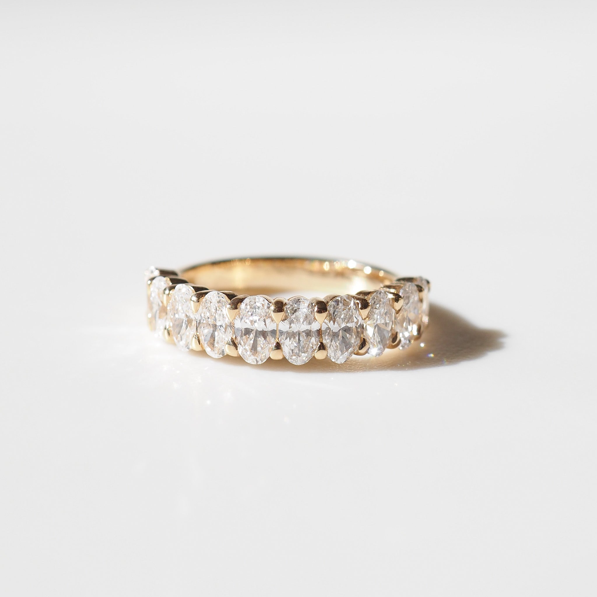 Camille Half Set | Medium Oval Diamond Ring
