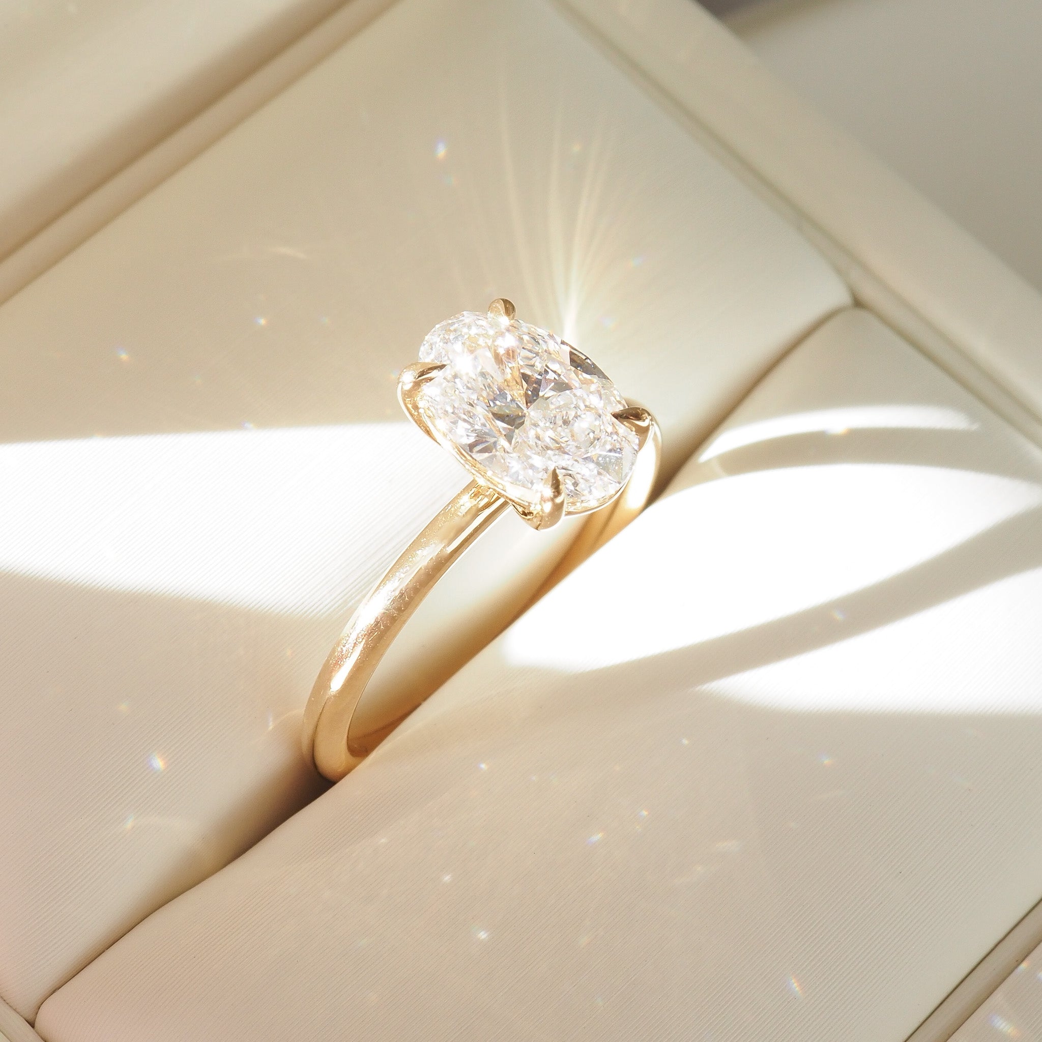 Clara | 1.5ct Oval Solitaire Lab-Grown Diamond Ring