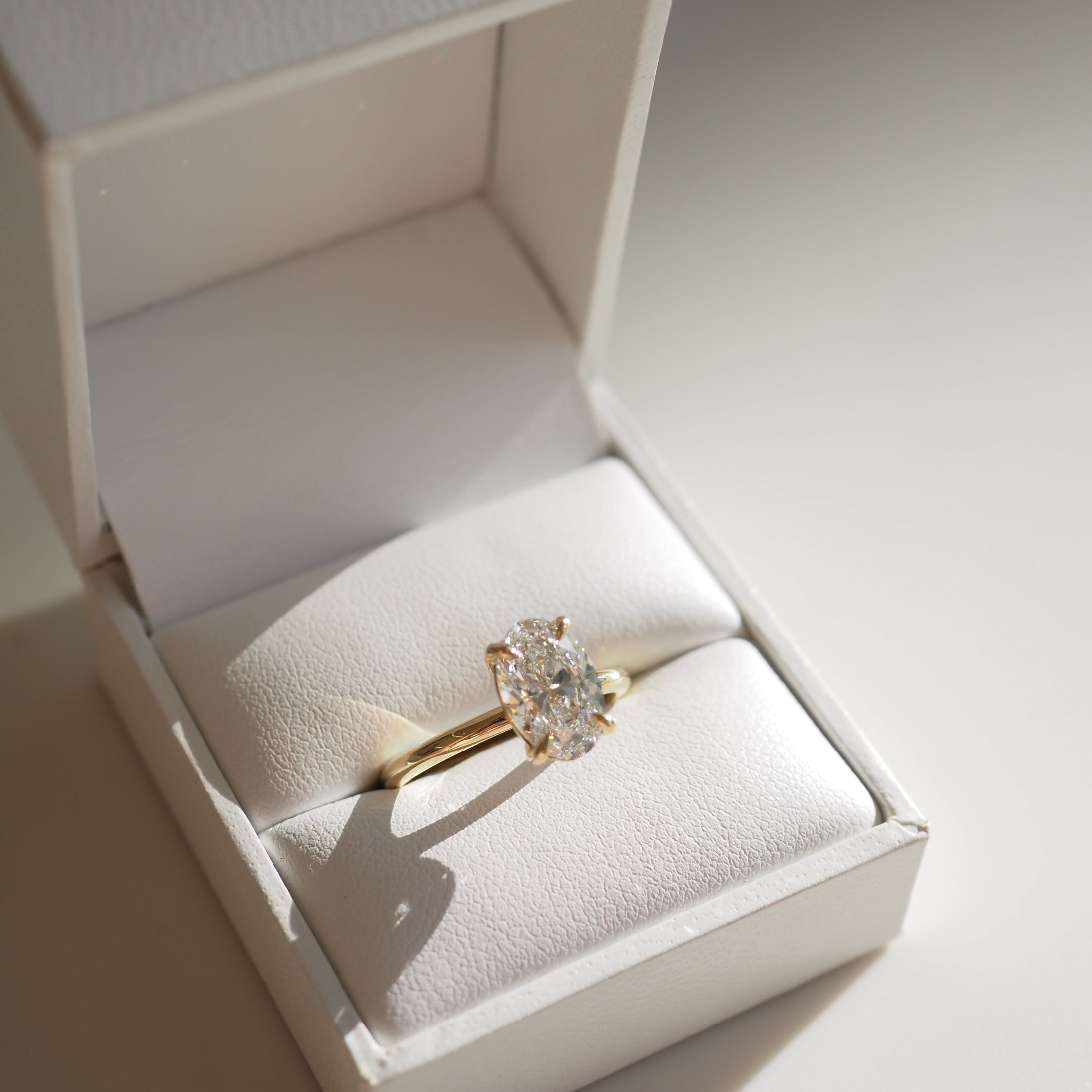 Clara | 2ct Oval Lab-Grown Diamond Solitaire Ring