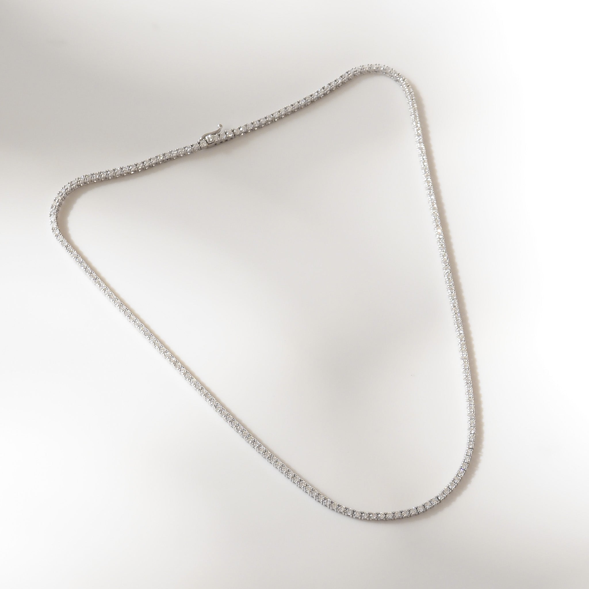 Tennis Necklace | 6.7ct Round Lab-Grown Diamond Necklace