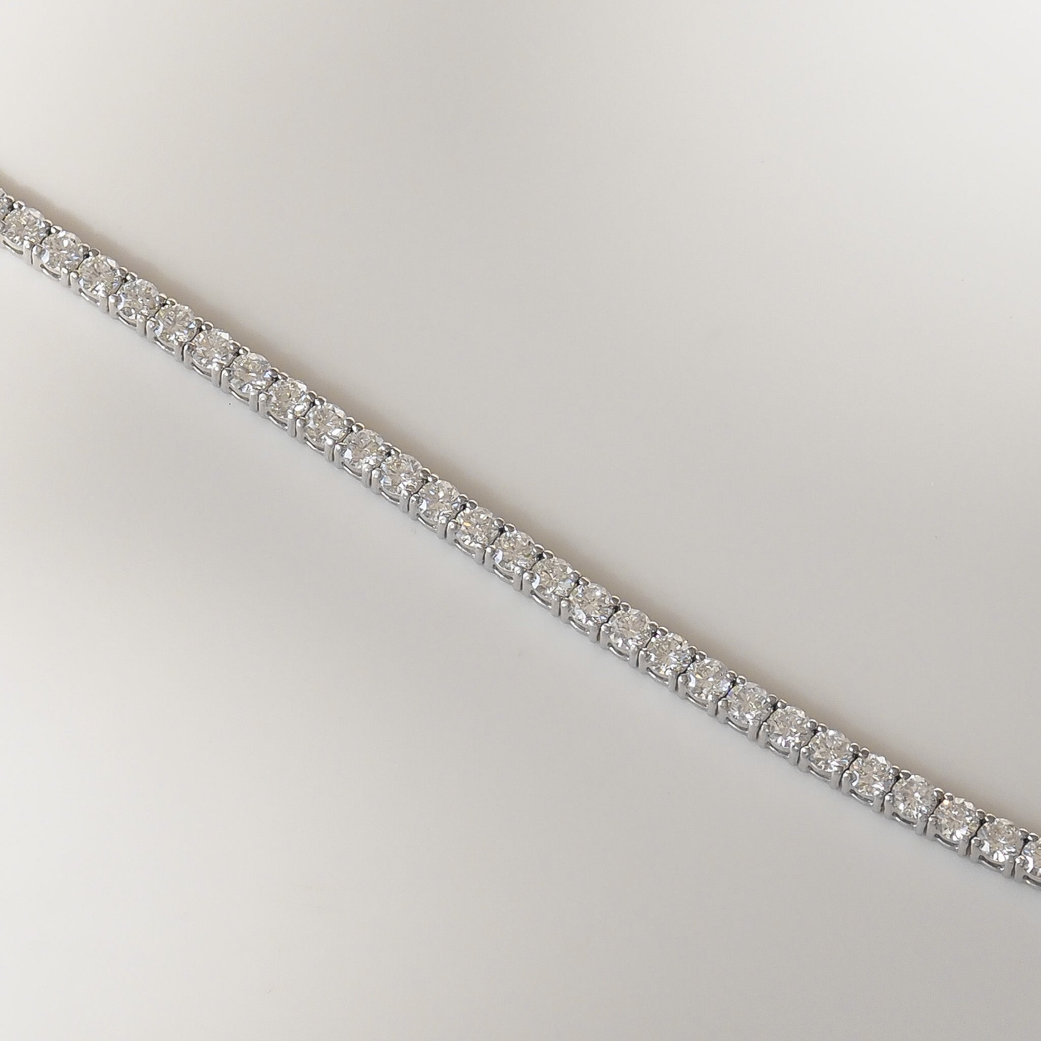 Tennis Necklace | 14ct Round Lab Grown Diamond Necklace