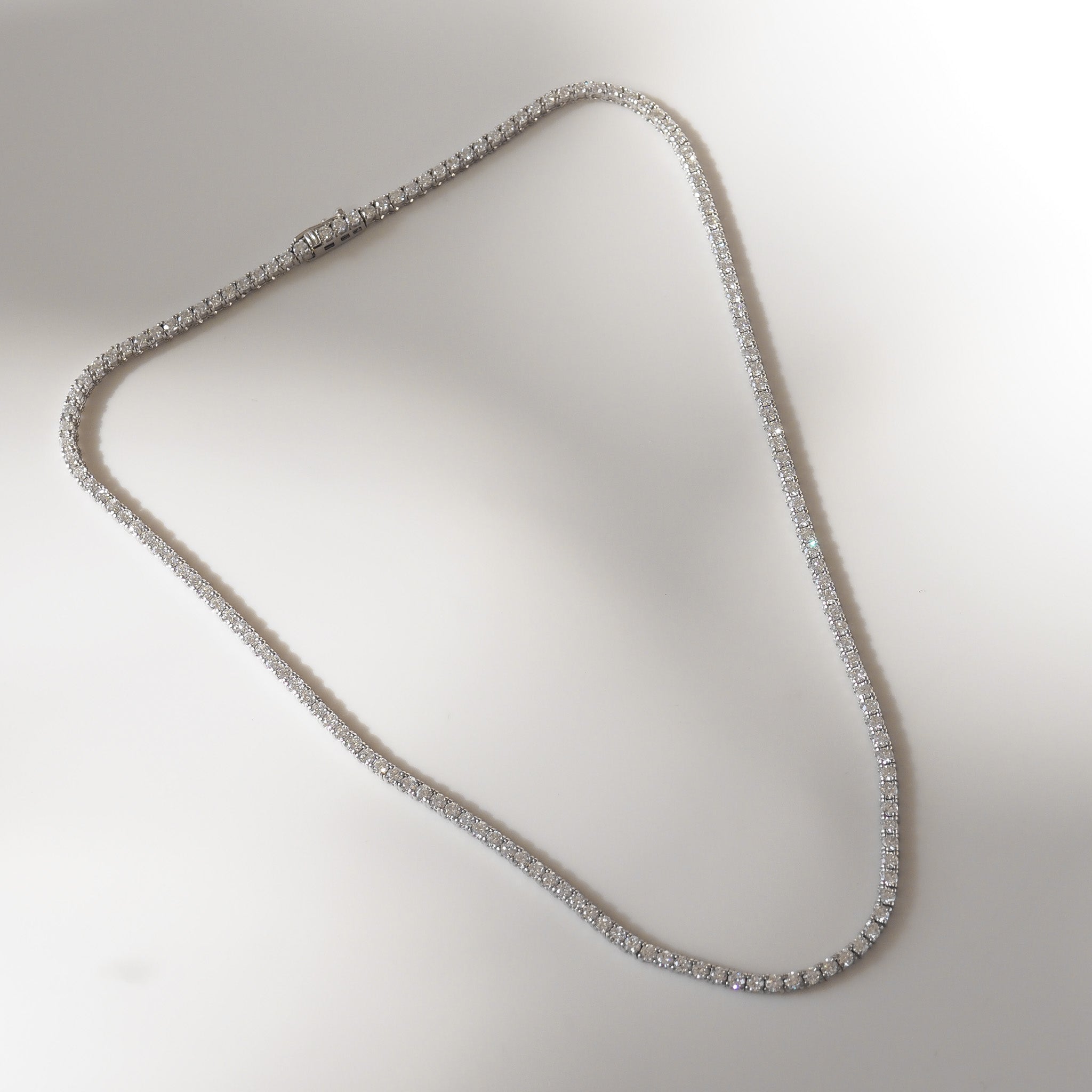 Tennis Necklace | 11ct Round Lab-Grown Diamond Necklace