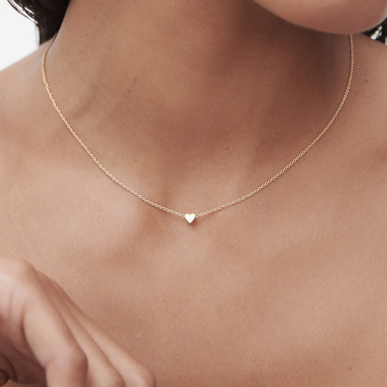 Tiny Heart Necklace | With Optional Engraving