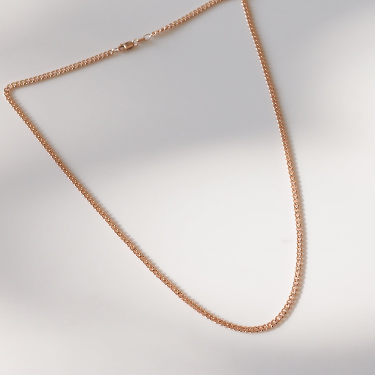 Diamond Curb Chain | Archive Solid Chain Necklace
