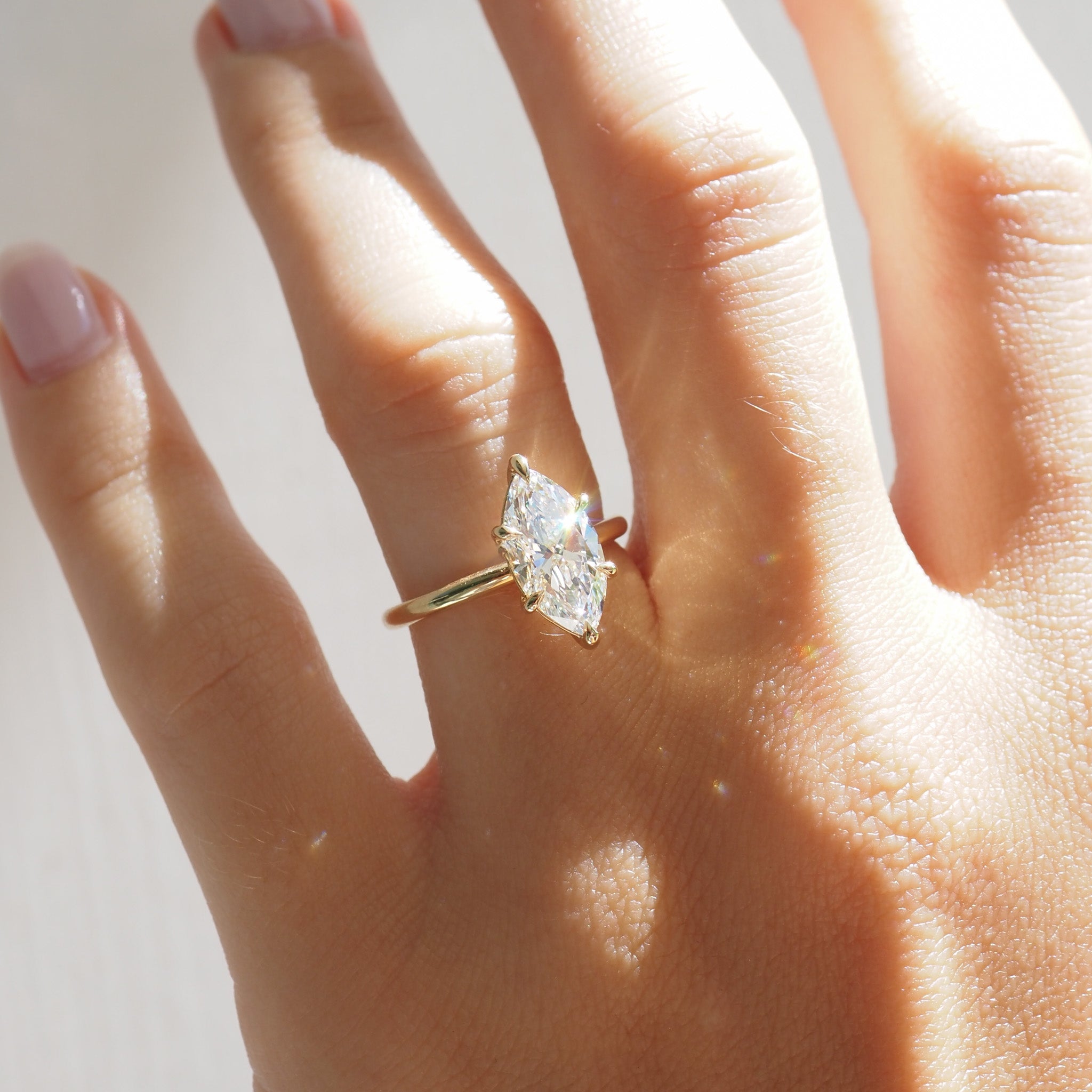 Mia | 2ct Marquise Lab-Grown Diamond Ring
