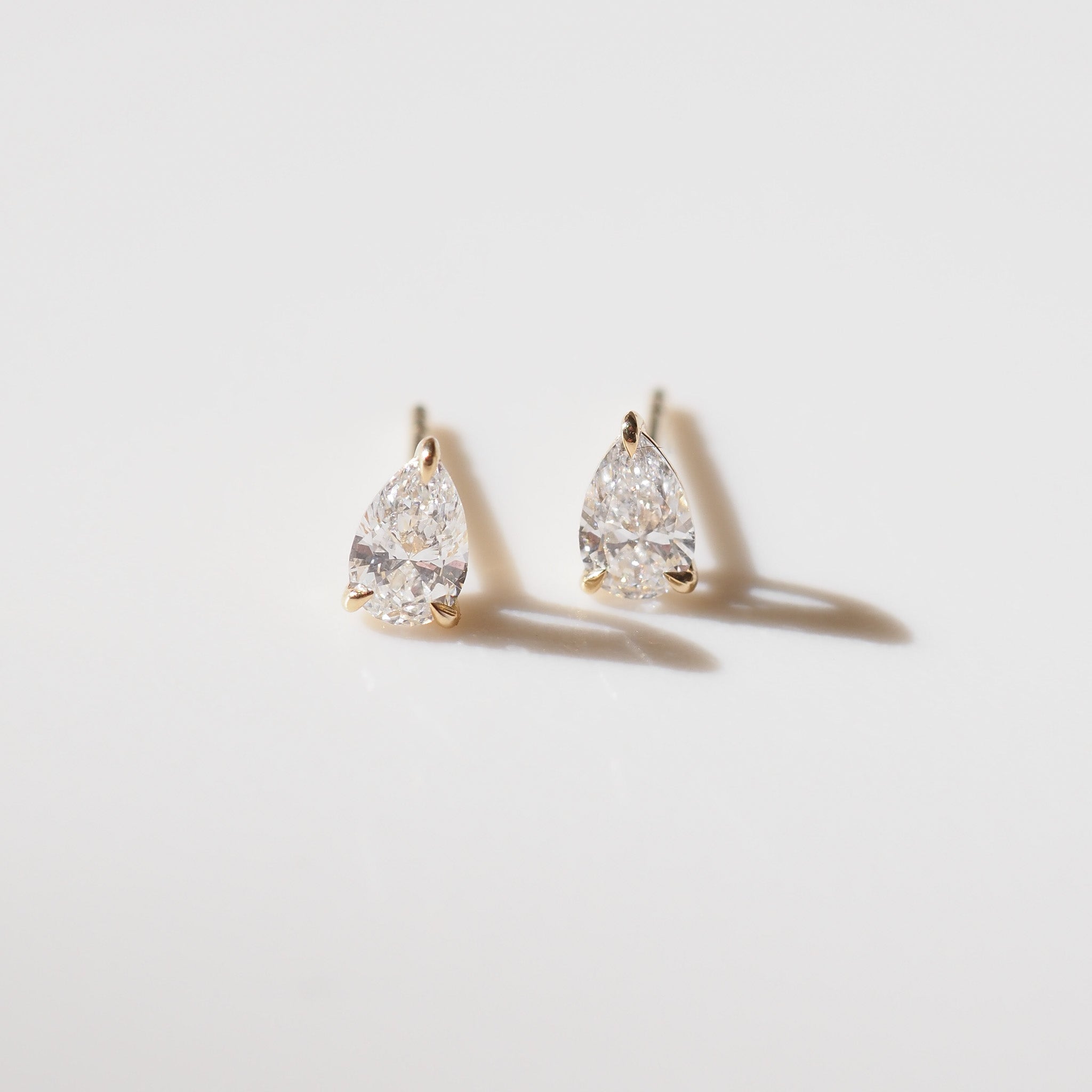 Lyla Studs | 0.5ct Pear Lab-Grown Diamond Earrings