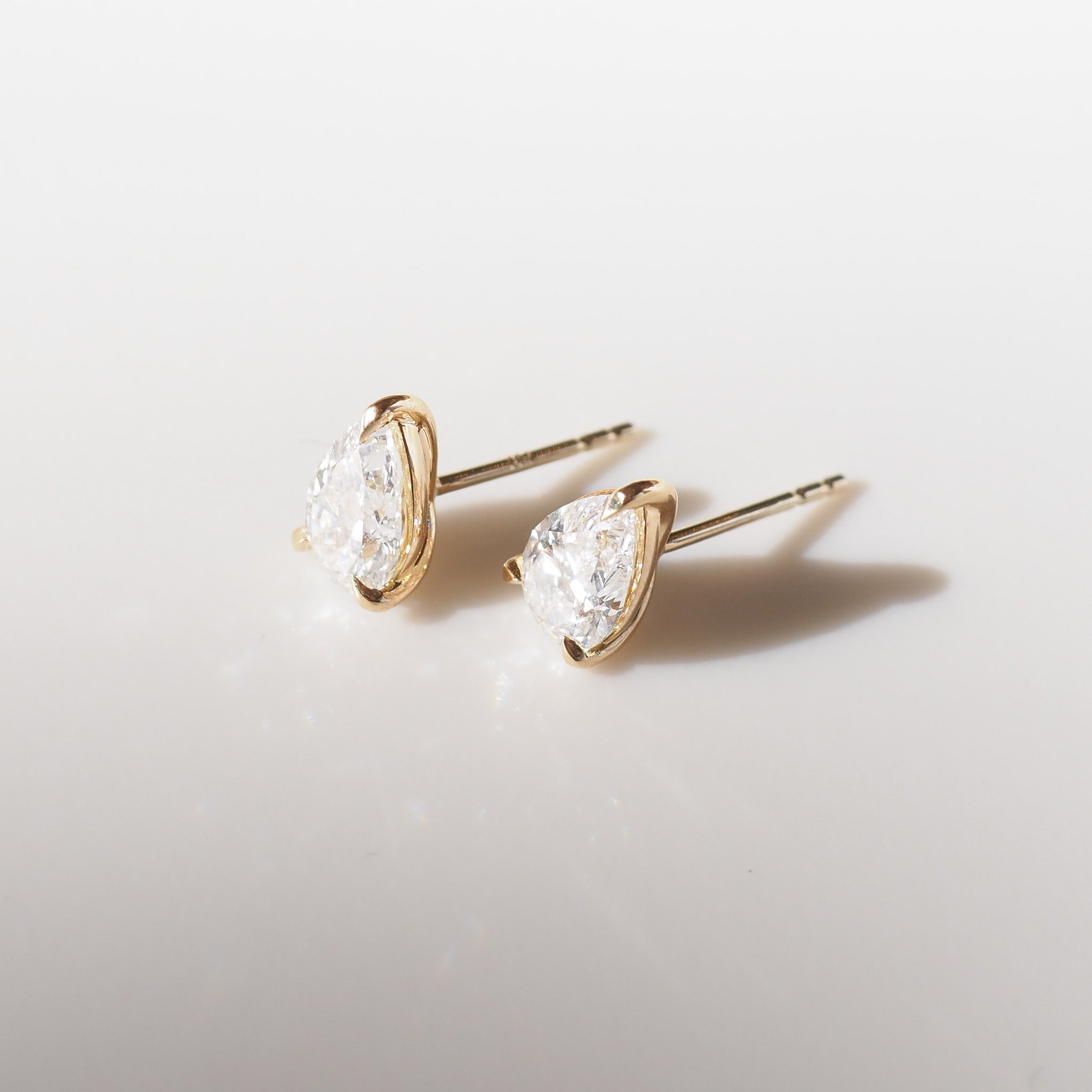 Lyla Studs | 1.5ct Pear Lab-Grown Diamond Earrings