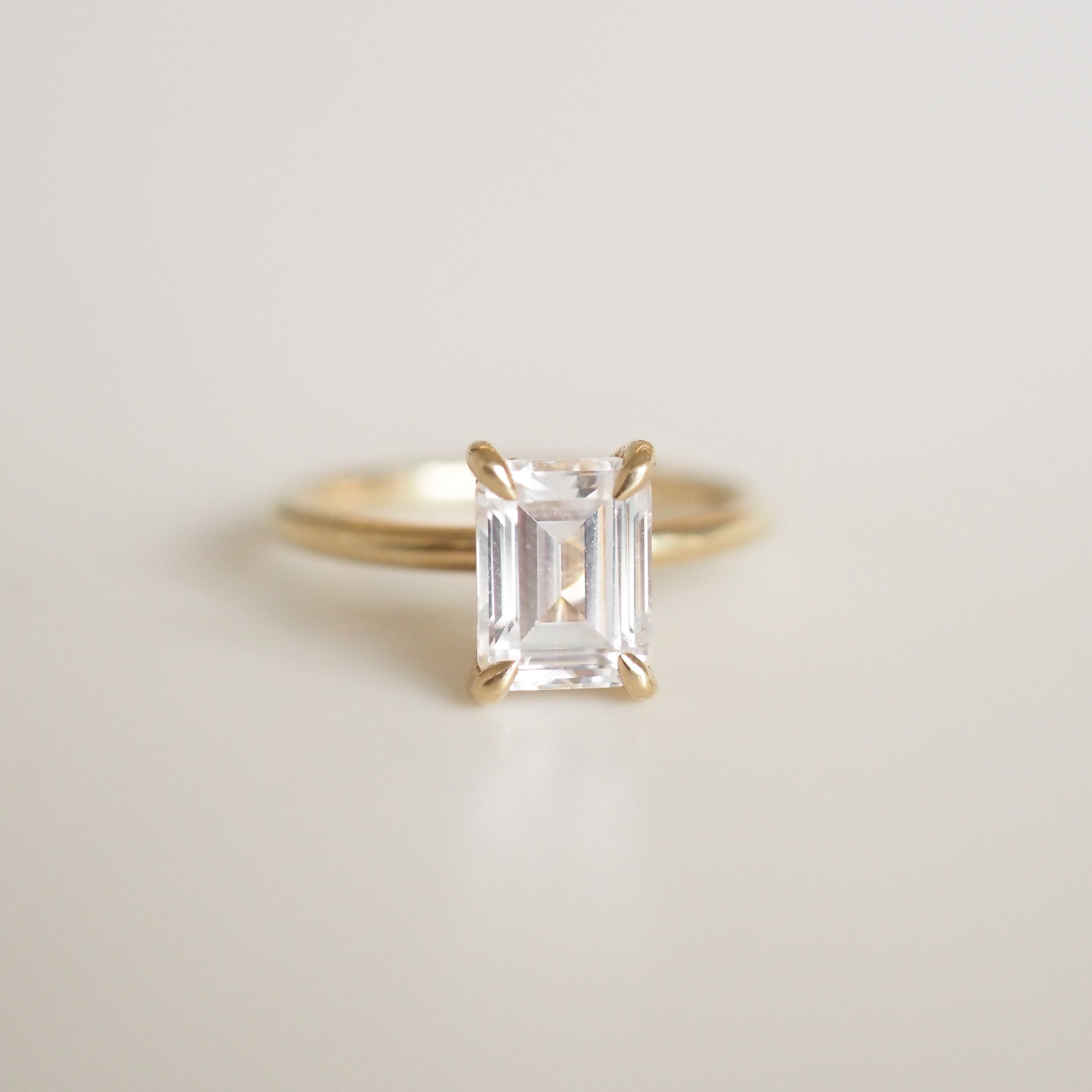 Eva Hidden Halo | 1.5ct Cubic Zirconia Proposal Ring