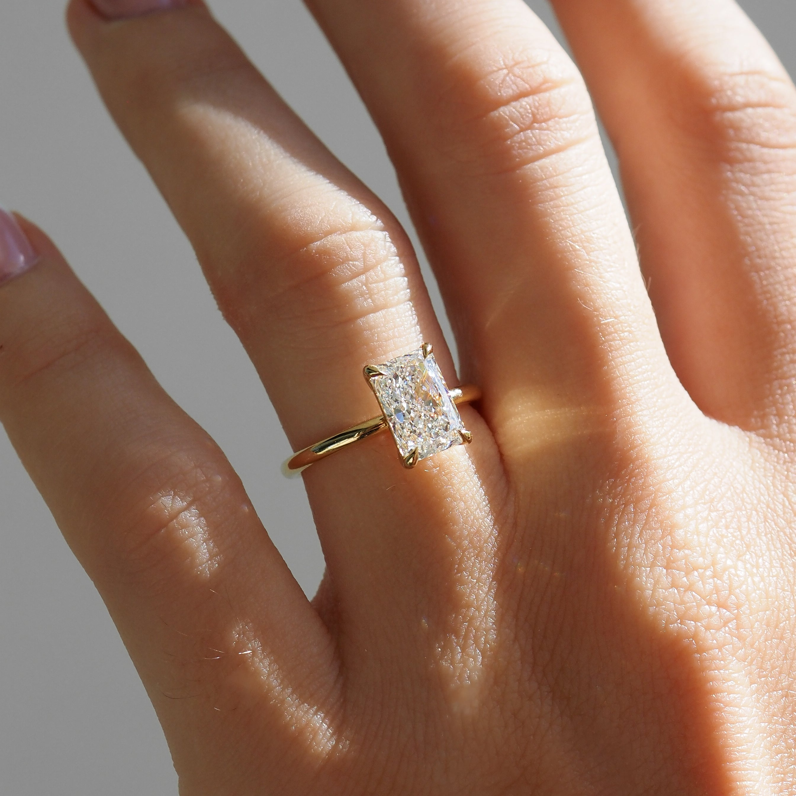 Rhea | 2ct Radiant Lab-Grown Diamond Ring