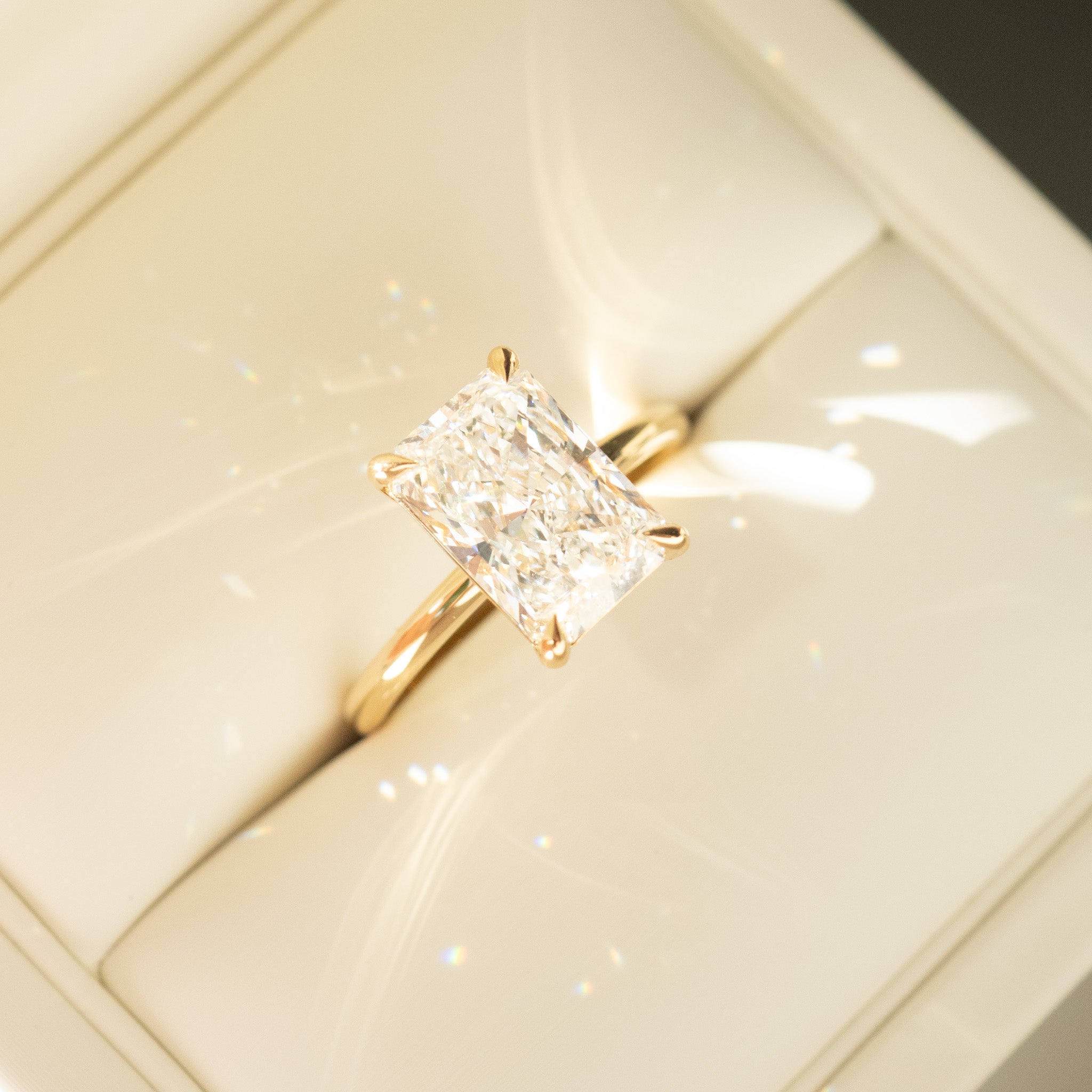 Rhea | 3ct Radiant Lab-Grown Diamond Ring