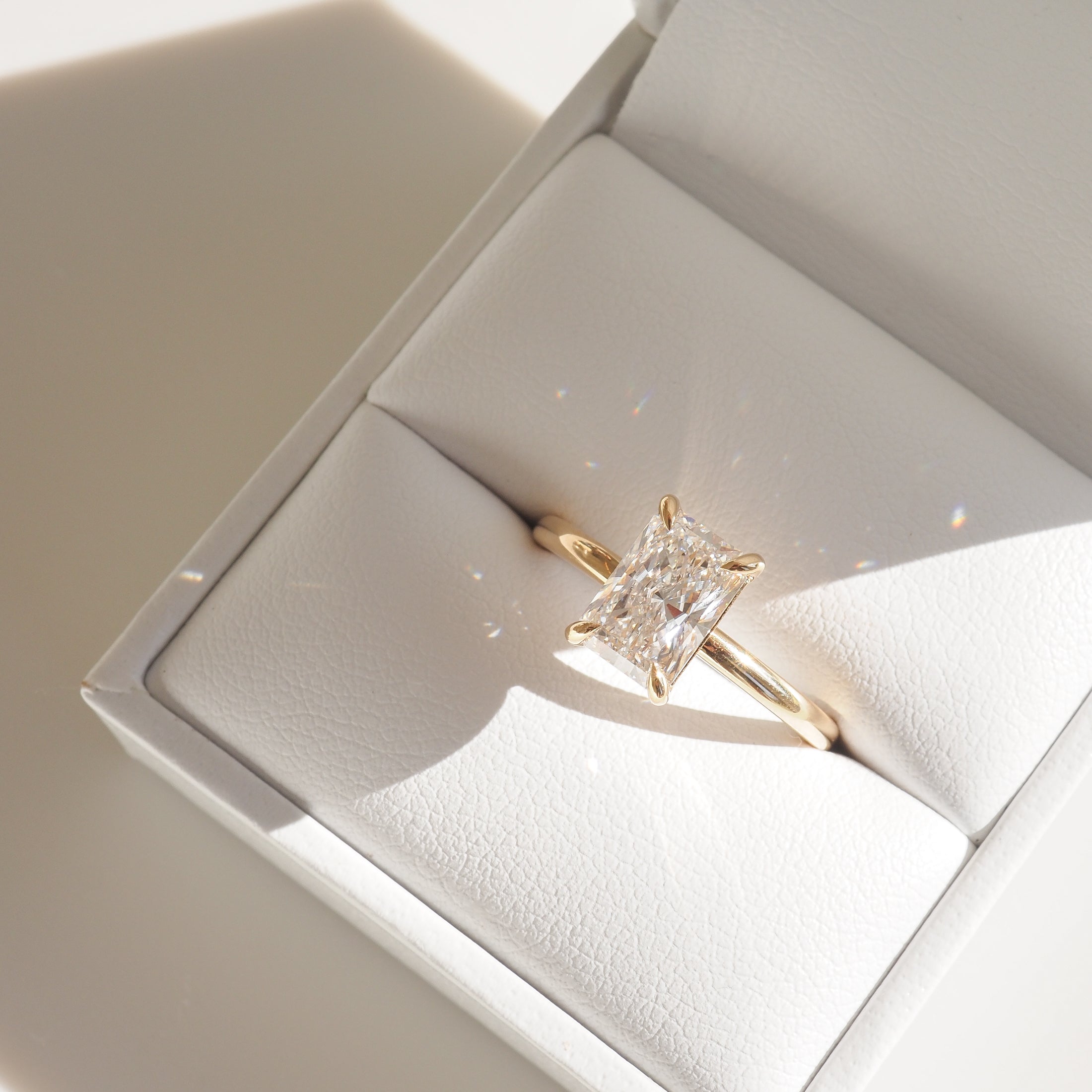 Rhea | 1.5ct Radiant Lab-Grown Diamond Ring