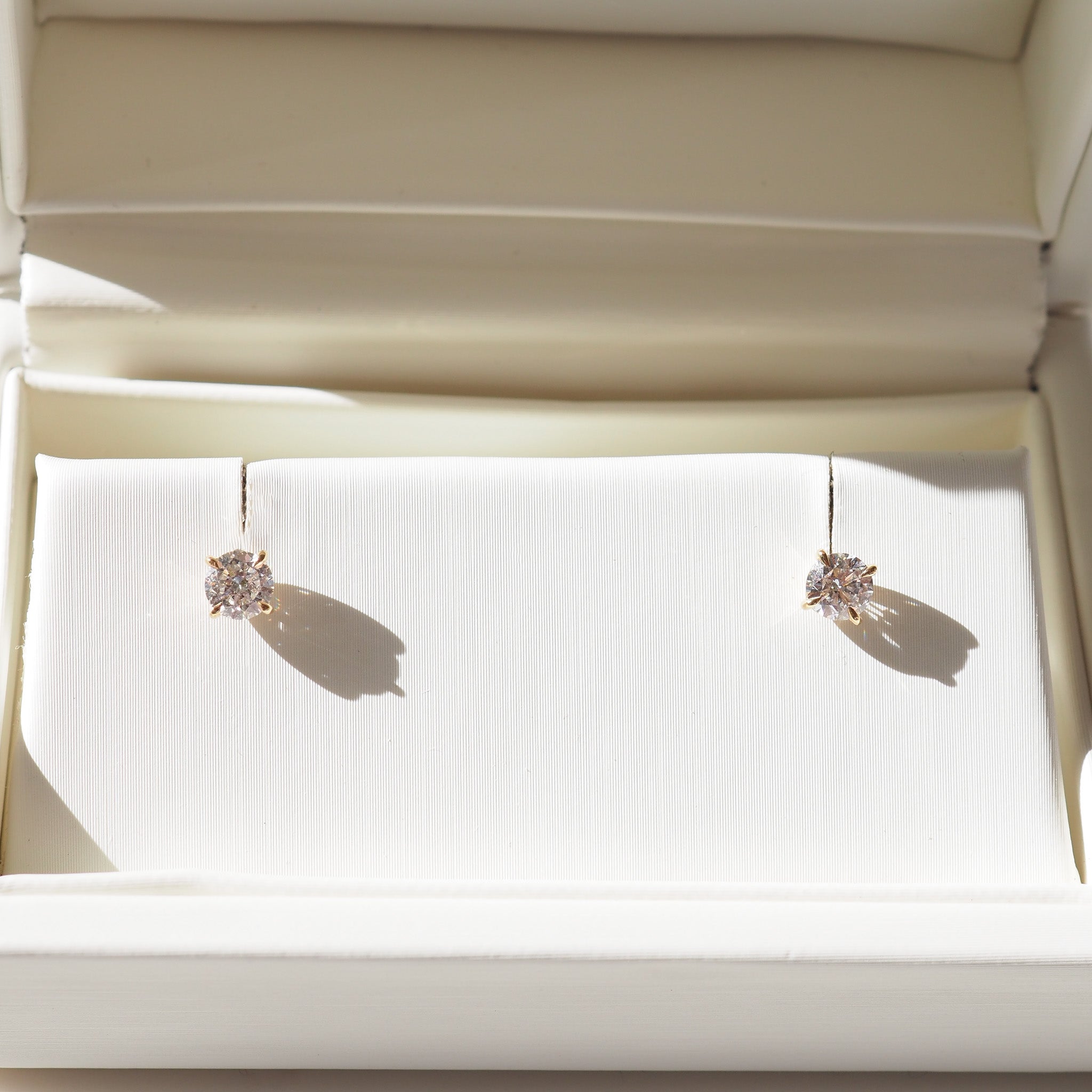 Cleo Studs | 0.5ct Round Lab-Grown Diamond Earrings
