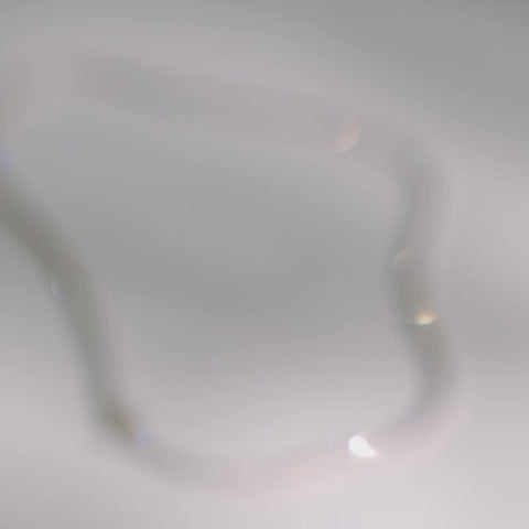 Video of Lab Grown Diamond Tennis Necklace in solid yellow gold
